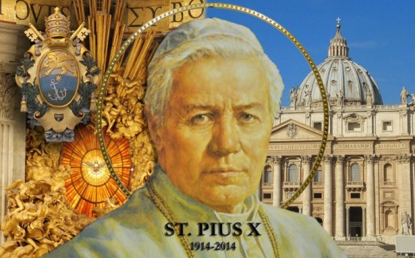St Pius X (Poster) - 4x2 5bis