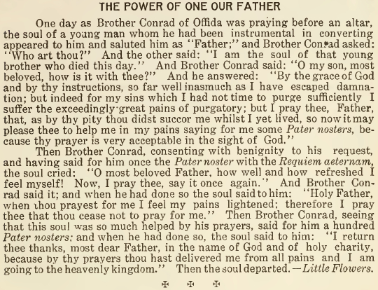 The Power of One Our Father - November 1916